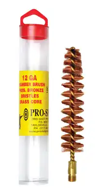 Pro-Shot Products Shotgun Chamber Replacement Bronze Brush 12 Gauge - Factory Price