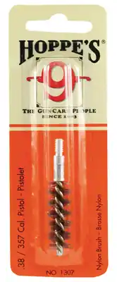 Order Direct - Hoppes Nylon Gun Cleaning Brush Pistol .38 Caliber