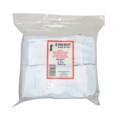 Going Fast | Pro-Shot Products Cotton Flannel Patches 3 Inch Square