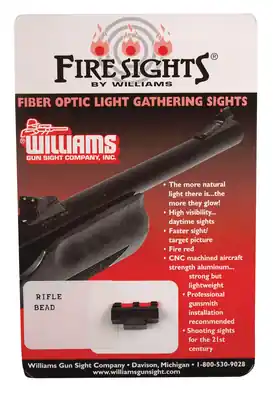Williams Gun Sight Company Fire Sights Rifle Beads Medium .450 Inch | Premium