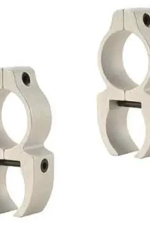 Easy Returns - Leupold Rifleman Detachable See-Thru High 1 Inch Scope Rings Silver
