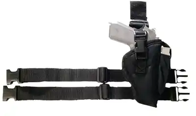 Shop Today | Bulldog Cases & Vaults WTAC 3R Tactical Leg Holster Size 3 Right Hand Black