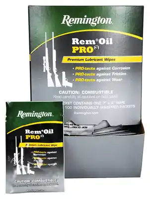 Remington PRO3 Oil Wipes 100-Count Counter Display | Low Price