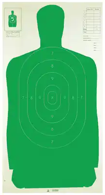 Direct From Manufacturer - Champion Targets Law Enforcement LE B27FSA Green