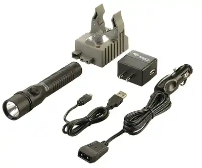 Today Only | Streamlight Strion Dual Switch Rechargeable Flashlight AC/12V DC Charger 375 Lumens Black