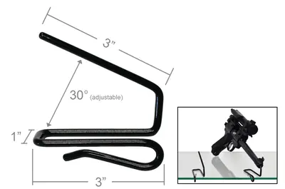 Order Now | Gun Storage Solutions FKIK10 Front Kik Display Stand Clips