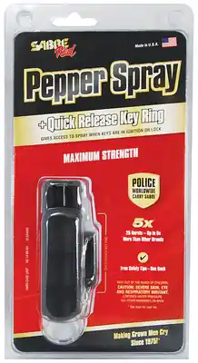 Super Sale - Sabre Sabre Red New York Pepper Spray Black